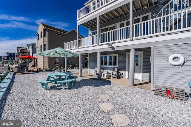 39 Kentucky Dr, Little Egg Harbor Twp, NJ 08087 - rear view of property featuring a patio area