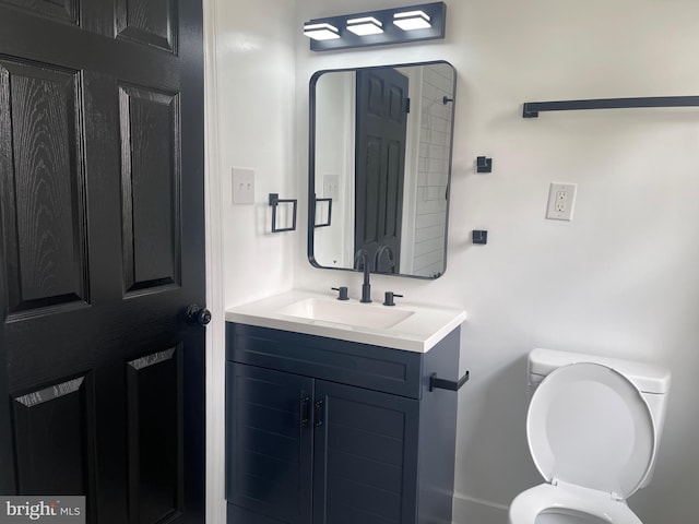 4504 Clay St NE, Washington, DC 20019 - bathroom featuring vanity and toilet