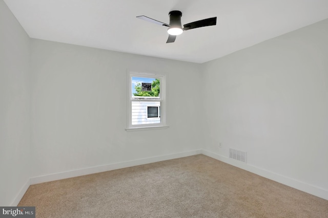 4504 Clay St NE, Washington, DC 20019 - carpeted spare room featuring a ceiling fan and baseboards