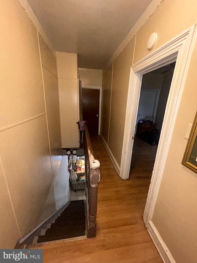 2844 N Hancock St, Philadelphia, PA 19133 - stairs featuring wood finished floors