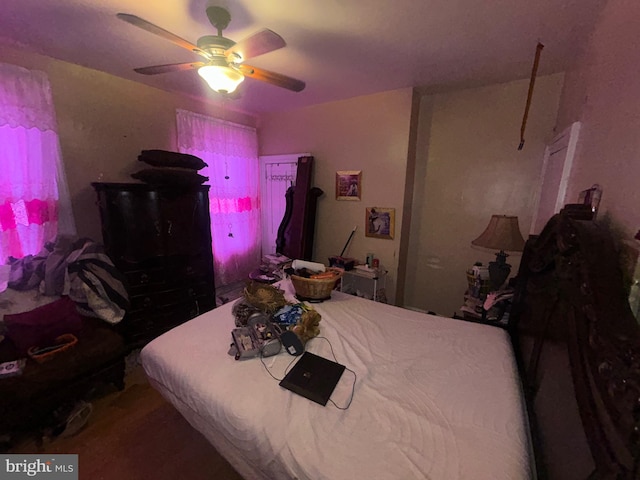 2844 N Hancock St, Philadelphia, PA 19133 - bedroom featuring a ceiling fan