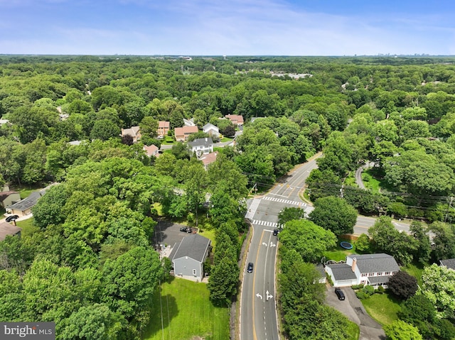 10401 Zion Dr, Fairfax, VA 22032 - bird's eye view of a heavily wooded area