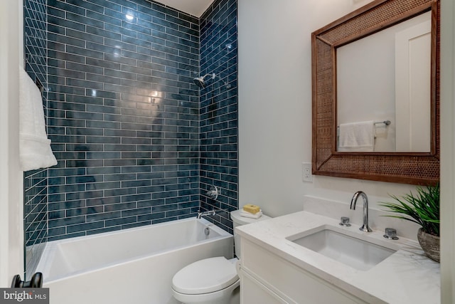 3200 Winnett Rd, Chevy Chase, MD 20815 - full bathroom featuring toilet, vanity, and  shower combination