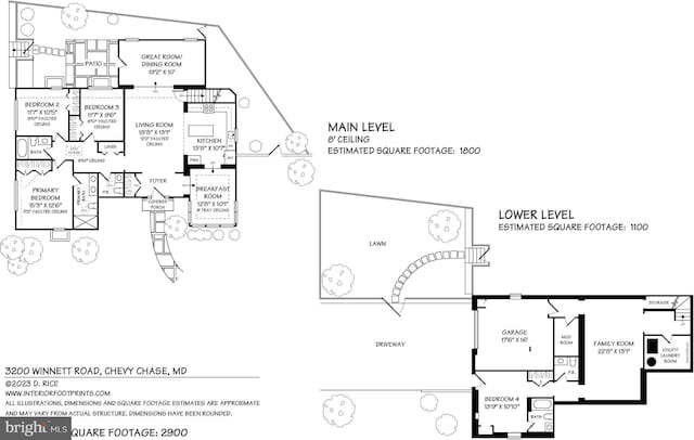 3200 Winnett Rd, Chevy Chase, MD 20815 - floor plan / room layout