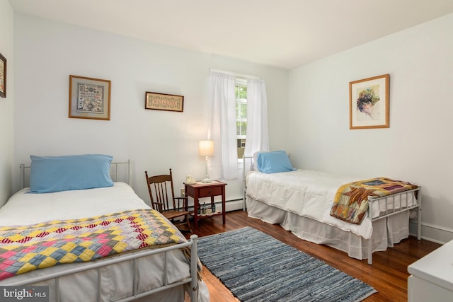 1110 Holland Ave, Cambridge, MD 21613 - bedroom with wood finished floors and baseboards