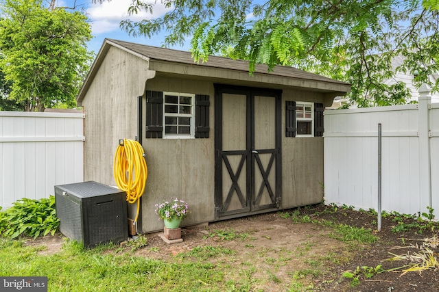 1110 Holland Ave, Cambridge, MD 21613 - view of shed with cooling unit