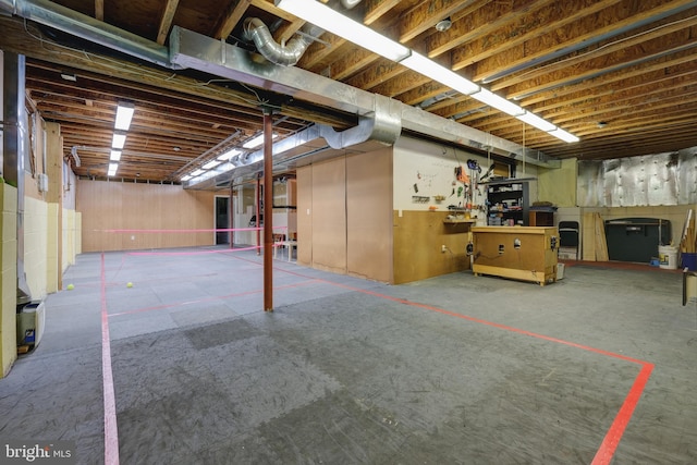 5 Pierce Rd, East Windsor, NJ 08520 - view of unfinished basement