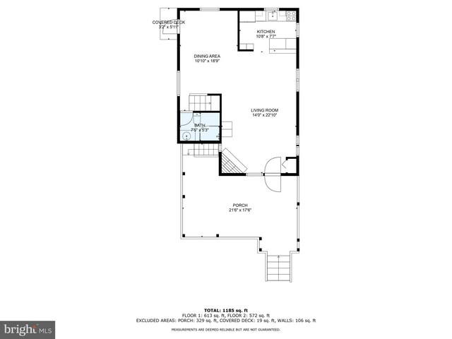 210 Pennsylvania Ave, Mount Gretna, PA 17064 - home floor plan
