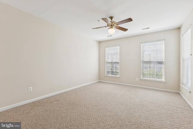 25272 Riffleford Sq Unit 104, Chantilly, VA 20152 - unfurnished room featuring ceiling fan, carpet floors, and baseboards