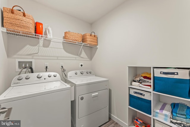 2042 Morgan Creek Dr, Quakertown, PA 18951 - washroom with washer and dryer and wood finished floors