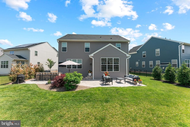 2042 Morgan Creek Dr, Quakertown, PA 18951 - rear view of property with a patio and outdoor lounge area