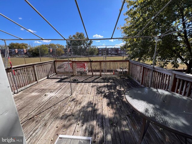 7119 Walker St, Philadelphia, PA 19135 - view of wooden deck