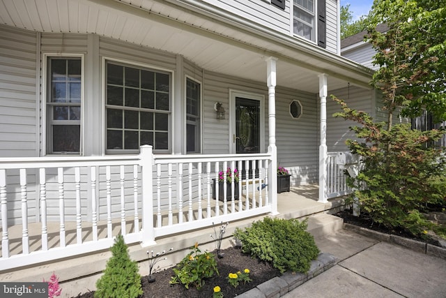 109 Johnson Ave, Oaklyn, NJ 08107 - doorway to property featuring a porch
