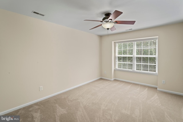 33 Waterview Dr, Pilesgrove, NJ 08098 - carpeted spare room with a ceiling fan and baseboards