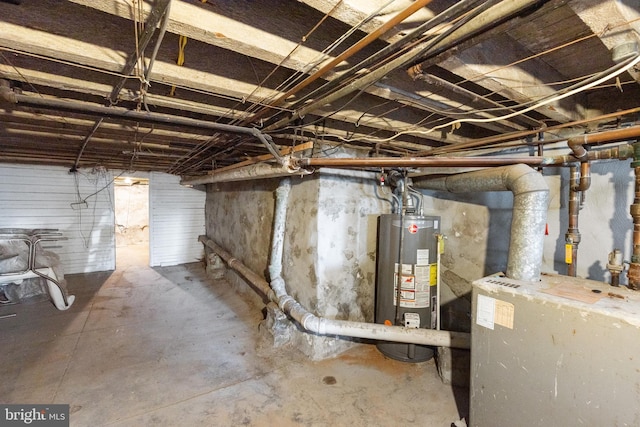 1419 Ellsworth St, Philadelphia, PA 19146 - unfinished basement with water heater
