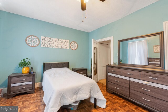 1419 Ellsworth St, Philadelphia, PA 19146 - bedroom featuring baseboards and ceiling fan