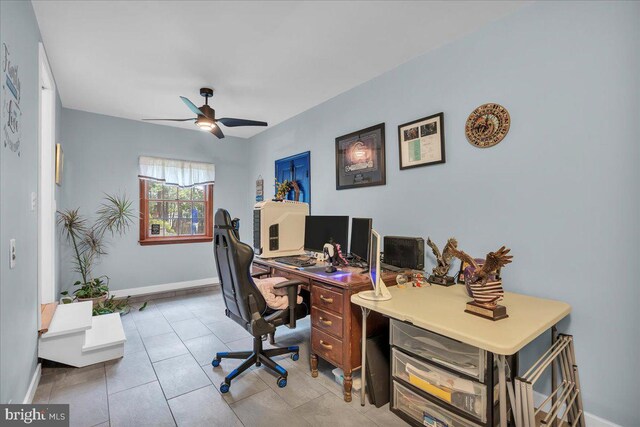 20 Laurel Dr, Tabernacle, NJ 08088 - office space with ceiling fan and baseboards