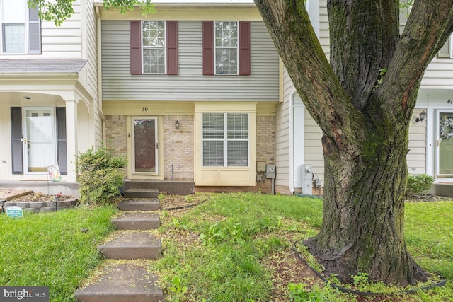 39 Silentwood Ct, Owings Mills, MD 21117 - view of front of house featuring brick siding