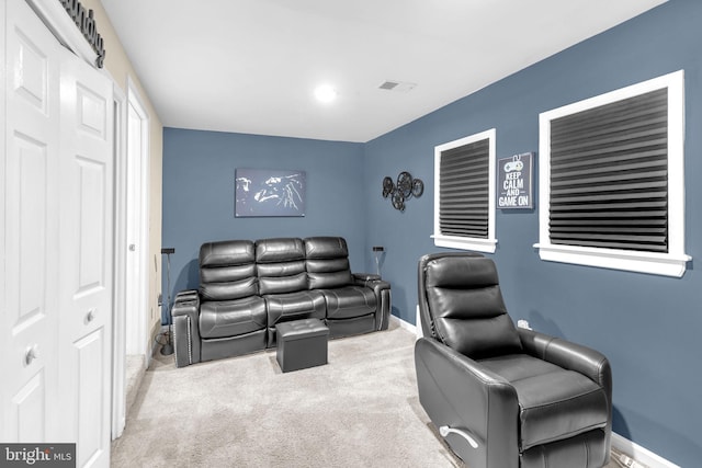 6 Victoria Sq, Frederick, MD 21702 - home theater with baseboards and carpet flooring