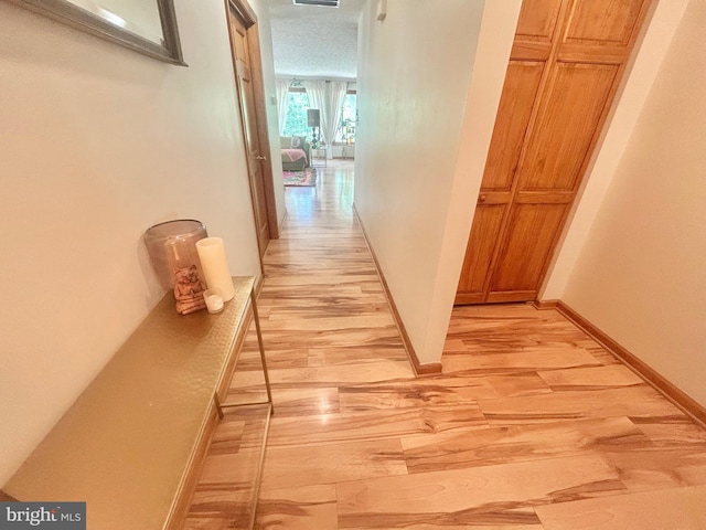 415 Rolly Rd, Mount Jackson, VA 22842 - hallway with light wood-type flooring and baseboards