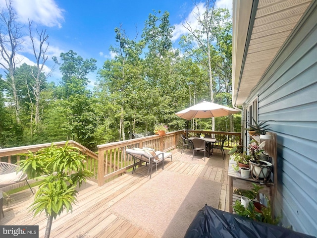 415 Rolly Rd, Mount Jackson, VA 22842 - deck featuring outdoor dining space