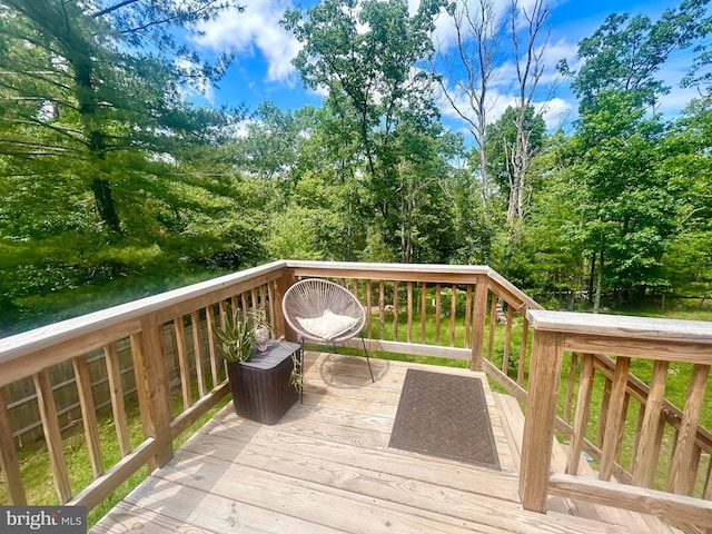 415 Rolly Rd, Mount Jackson, VA 22842 - view of wooden terrace
