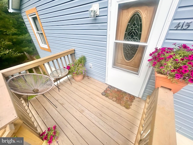 415 Rolly Rd, Mount Jackson, VA 22842 - view of wooden deck