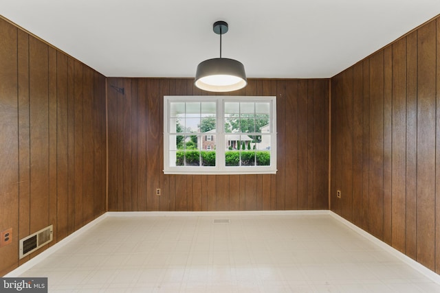13021 Morningside Ln, Silver Spring, MD 20904 - unfurnished room featuring wood walls