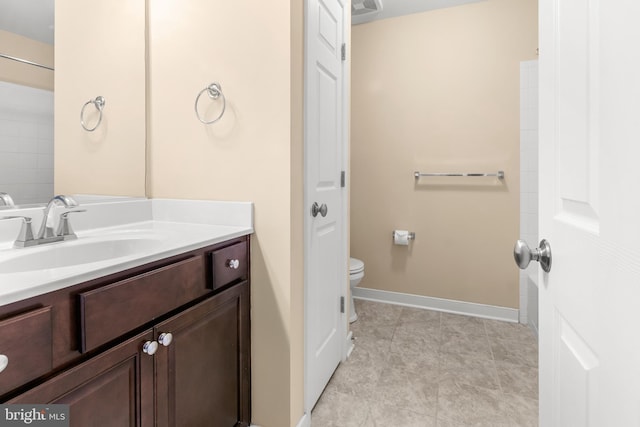 14039 Fox Hill Rd, Sparks, MD 21152 - full bath featuring vanity, toilet, and baseboards