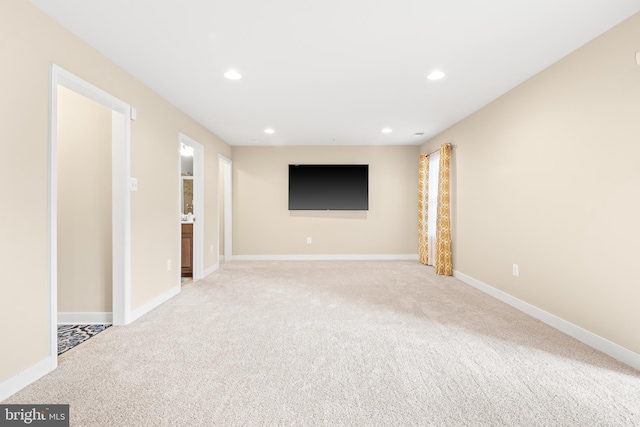 14039 Fox Hill Rd, Sparks, MD 21152 - unfurnished room featuring light carpet, recessed lighting, and baseboards