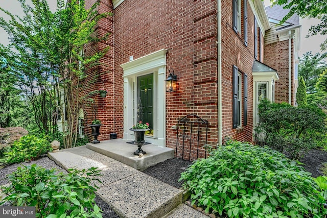 11920 Mays Chapel Rd, Lutherville Timonium, MD 21093 - doorway to property featuring brick siding