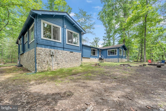 11621 Deadwood Dr, Lusby, MD 20657 - view of rear view of property