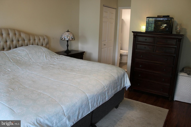 600 Moonglow Rd Unit 302, Odenton, MD 21113 - bedroom with dark wood-type flooring