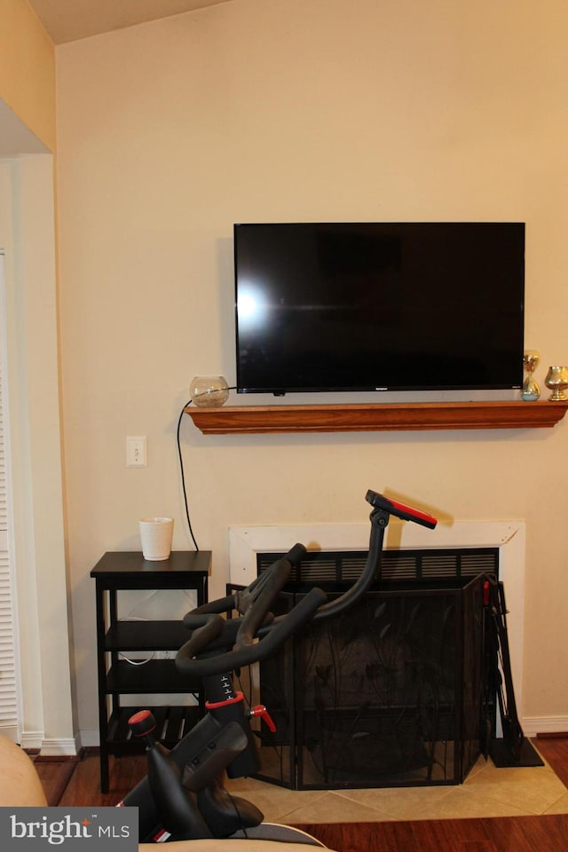 600 Moonglow Rd Unit 302, Odenton, MD 21113 - detailed view of wood finished floors and baseboards