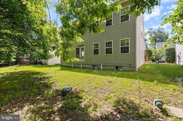 8 Rivers Edge Ter, Indian Head, MD 20640 - rear view of house with a lawn