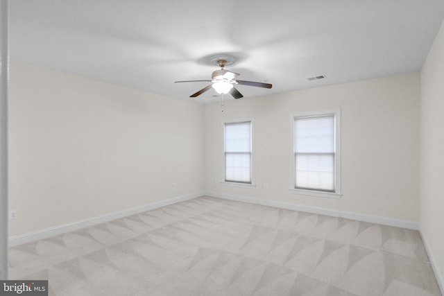 14603 Turner Wootton Pkwy, Upper Marlboro, MD 20774 - unfurnished room featuring light colored carpet, ceiling fan, and baseboards