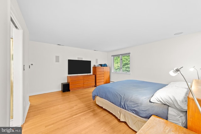 3 Vanderveer Dr, Lawrenceville, NJ 08648 - bedroom with light wood-type flooring and baseboards