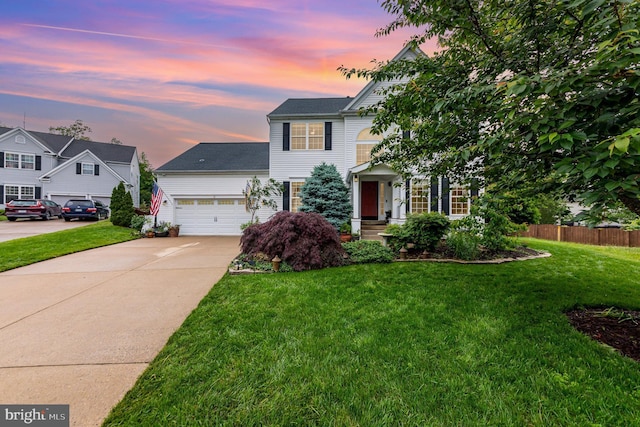 18 Basket Ct, Stafford, VA 22554 - view of front facade with concrete driveway and a garage