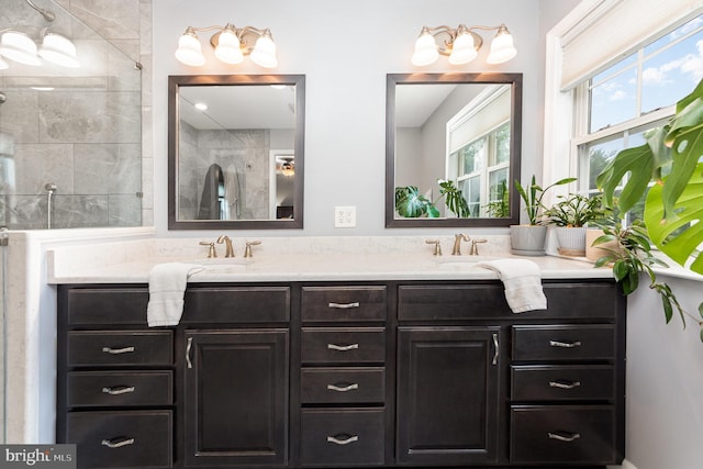 18 Basket Ct, Stafford, VA 22554 - full bath featuring double vanity and tiled shower