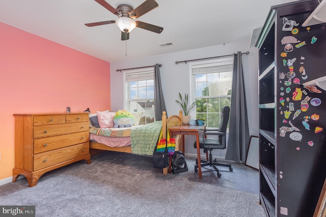 18 Basket Ct, Stafford, VA 22554 - carpeted bedroom with a ceiling fan and baseboards