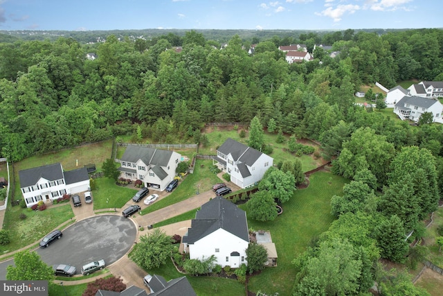 18 Basket Ct, Stafford, VA 22554 - aerial view of property's location featuring nearby suburban area and a forest