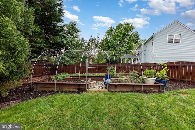 18 Basket Ct, Stafford, VA 22554 - view of yard with a garden