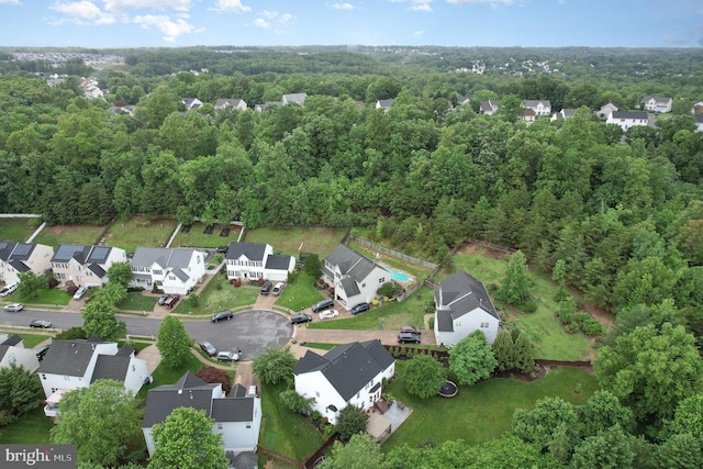 18 Basket Ct, Stafford, VA 22554 - aerial view of property's location featuring nearby suburban area and a forest