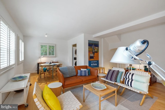 3503 Martha Custis Dr, Alexandria, VA 22302 - living area featuring wood finished floors