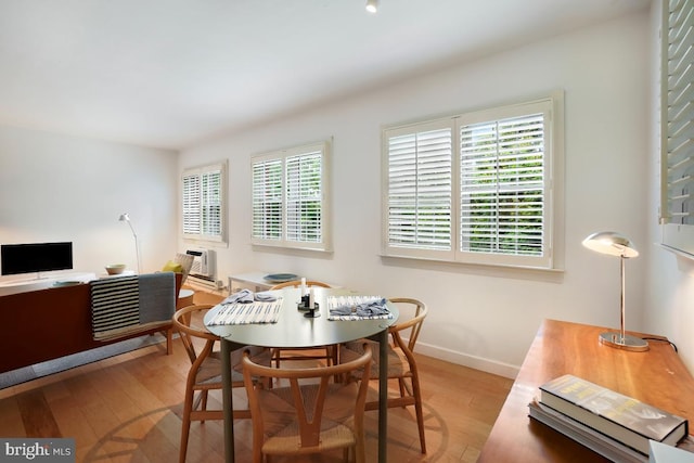 3503 Martha Custis Dr, Alexandria, VA 22302 - dining area featuring wood finished floors and baseboards