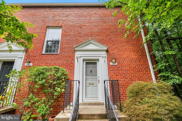 3503 Martha Custis Dr, Alexandria, VA 22302 - view of exterior entry with brick siding