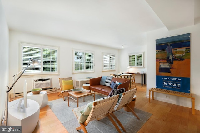 3503 Martha Custis Dr, Alexandria, VA 22302 - living area with wood finished floors