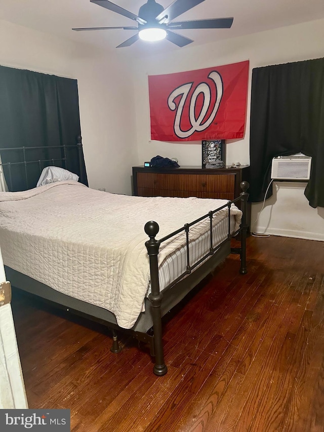 126 Cherry St, Dover, DE 19904 - bedroom featuring hardwood / wood-style floors and a ceiling fan