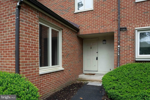 24 Beechtree Ln, Mountville, PA 17554 - view of exterior entry featuring brick siding