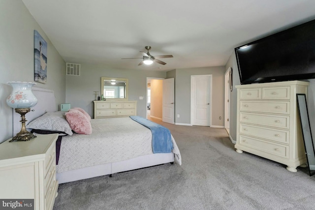 43268 Heavenly Cir, Leesburg, VA 20176 - carpeted bedroom featuring baseboards and ceiling fan